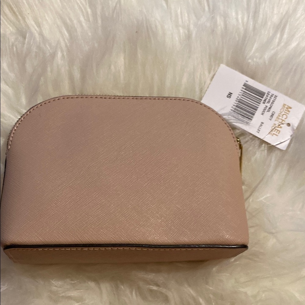 Michael Kors Pink Leather Pouch - Picture 2 of 4